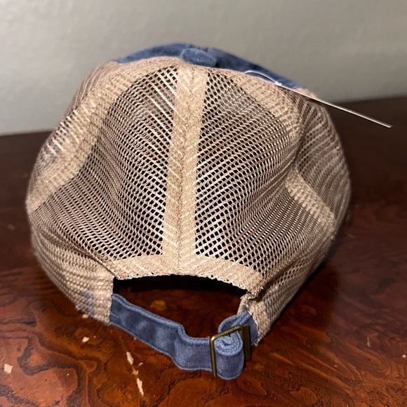 Custom Yellowstone Distressed Denim Baseball Cap - Picture 5 of 6